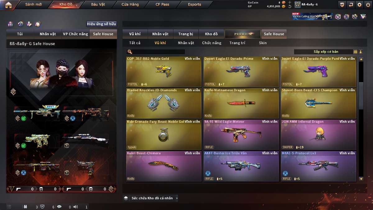 shop acc cf uy tin gia re